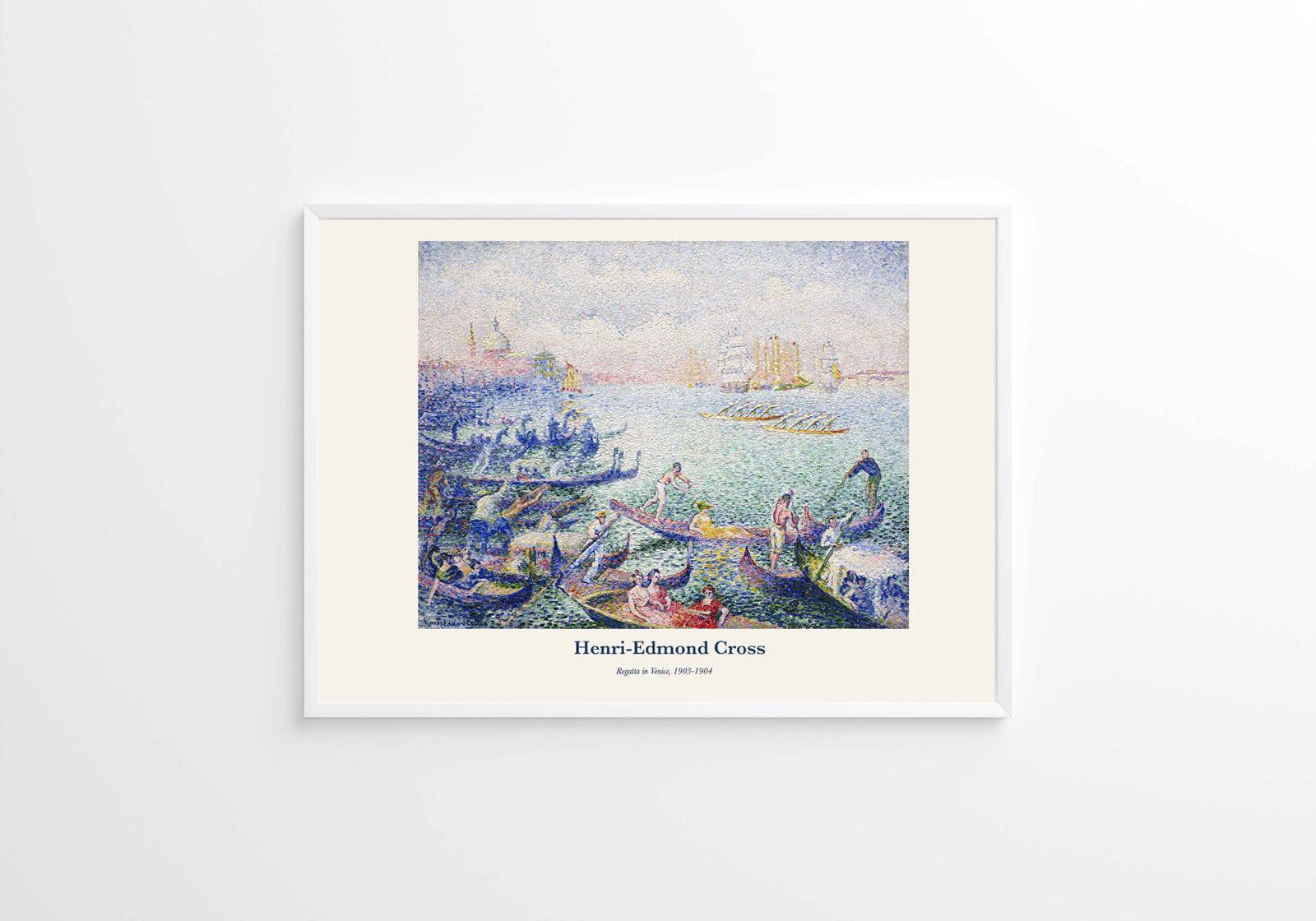 "Henri-Edmond Cross - Regatta in Venice Poster"