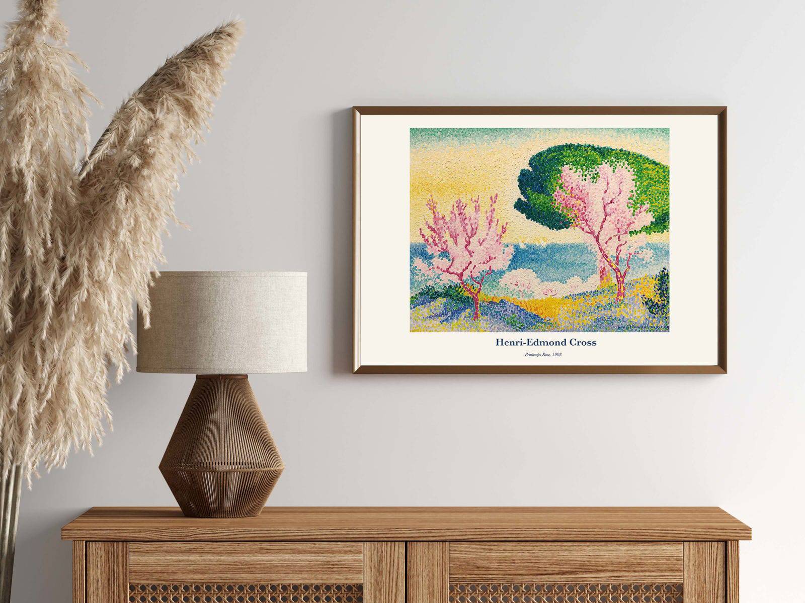 "Henri-Edmond Cross - Printemps Rose Poster"