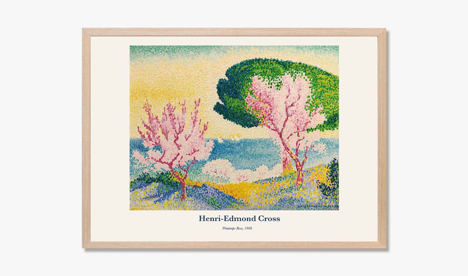 "Henri-Edmond Cross - Printemps Rose Poster"