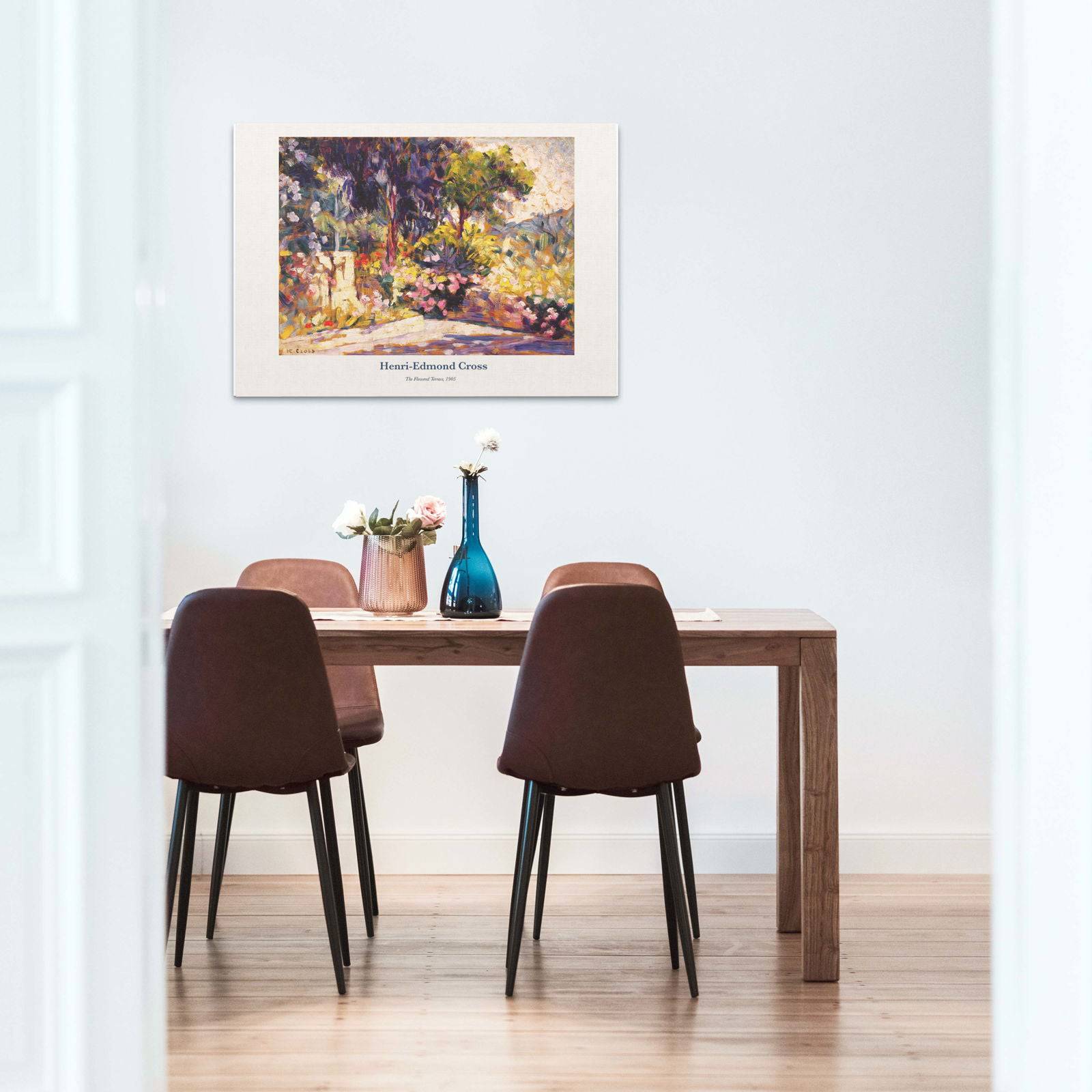 "Henri-Edmond Cross - The Flowered Terrace Poster"