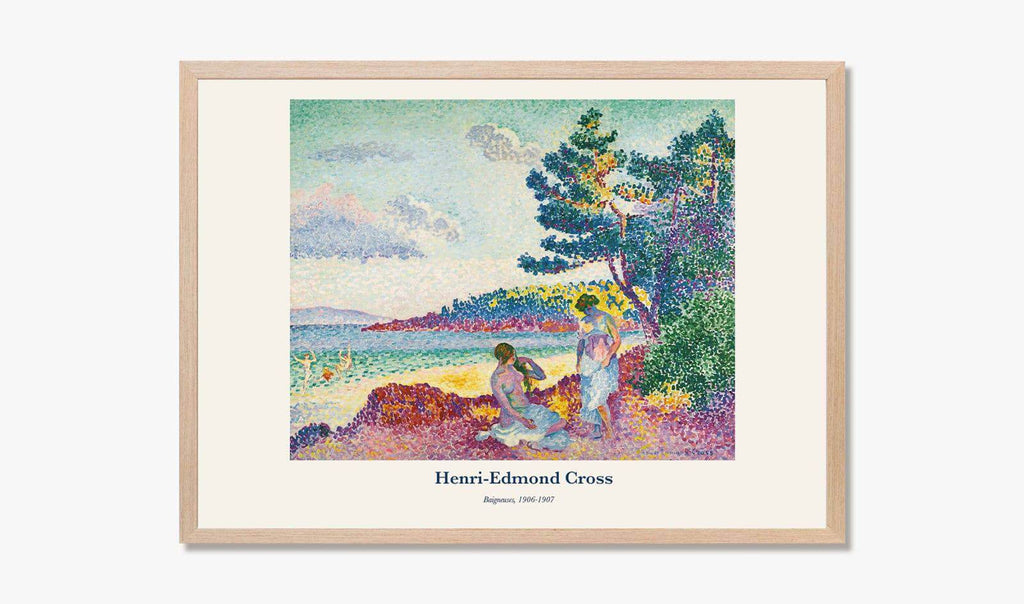 "Henri-Edmond Cross - Baigneuses Poster - Hakyarts"