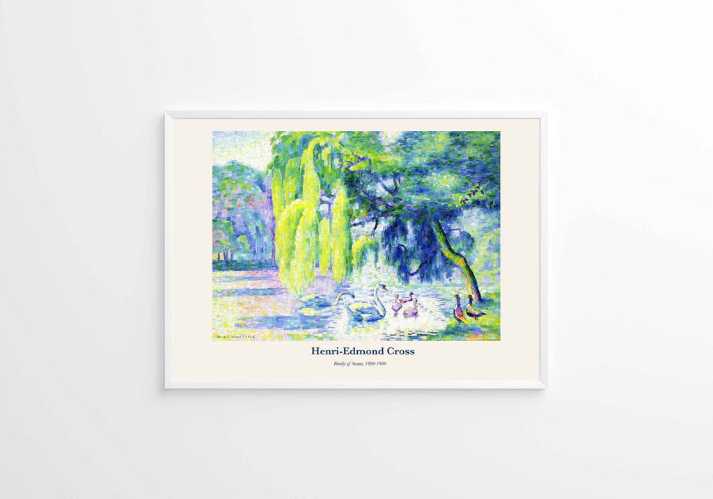 "Henri-Edmond Cross - Family of Swans Poster"