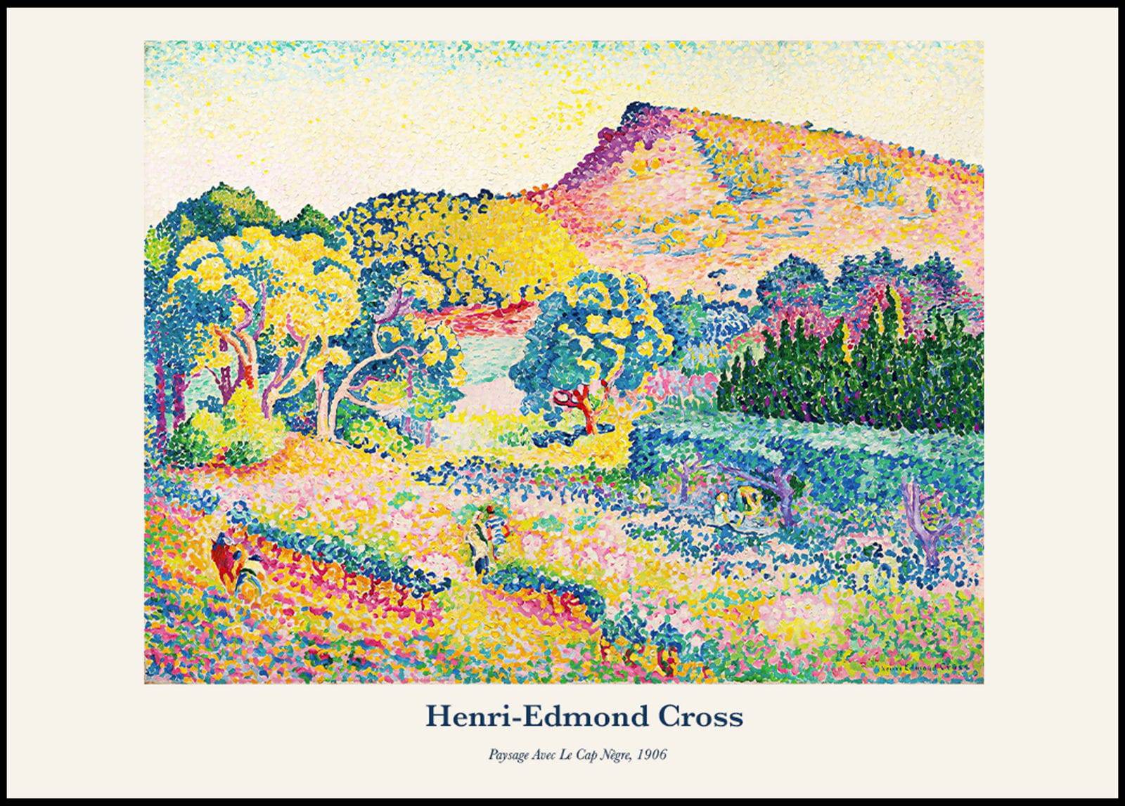"Henri-Edmond Cross - Paysage Avec Le Cap Nègre Poster"