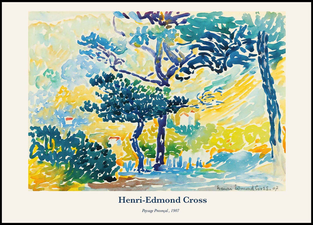 "Henri-Edmond Cross - Paysage Provençal Poster"
