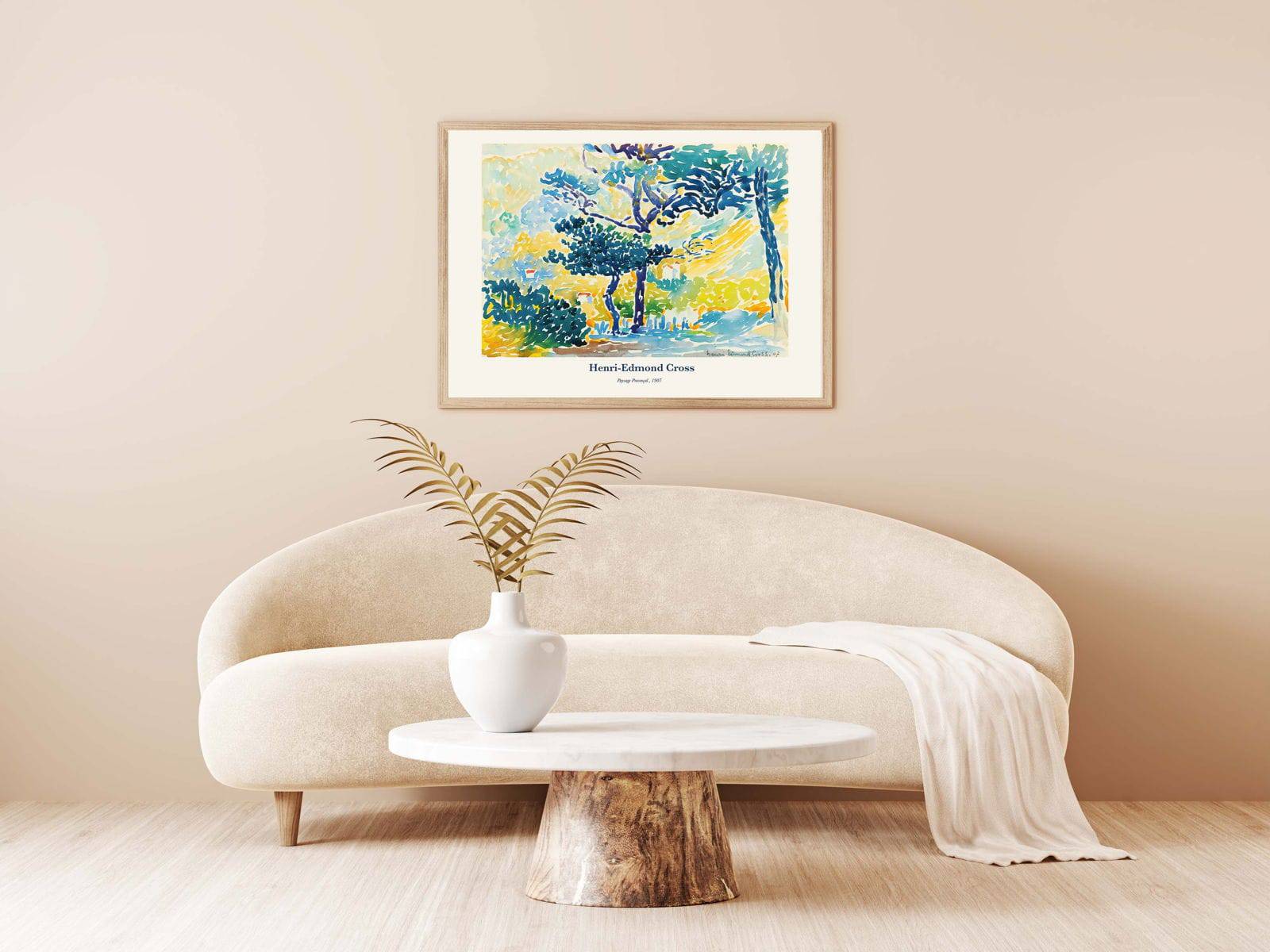 "Henri-Edmond Cross - Paysage Provençal Poster"