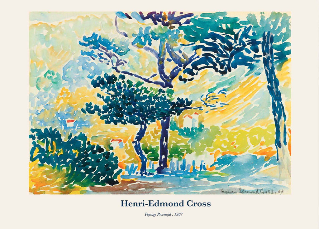 "Henri-Edmond Cross - Paysage Provençal Poster"
