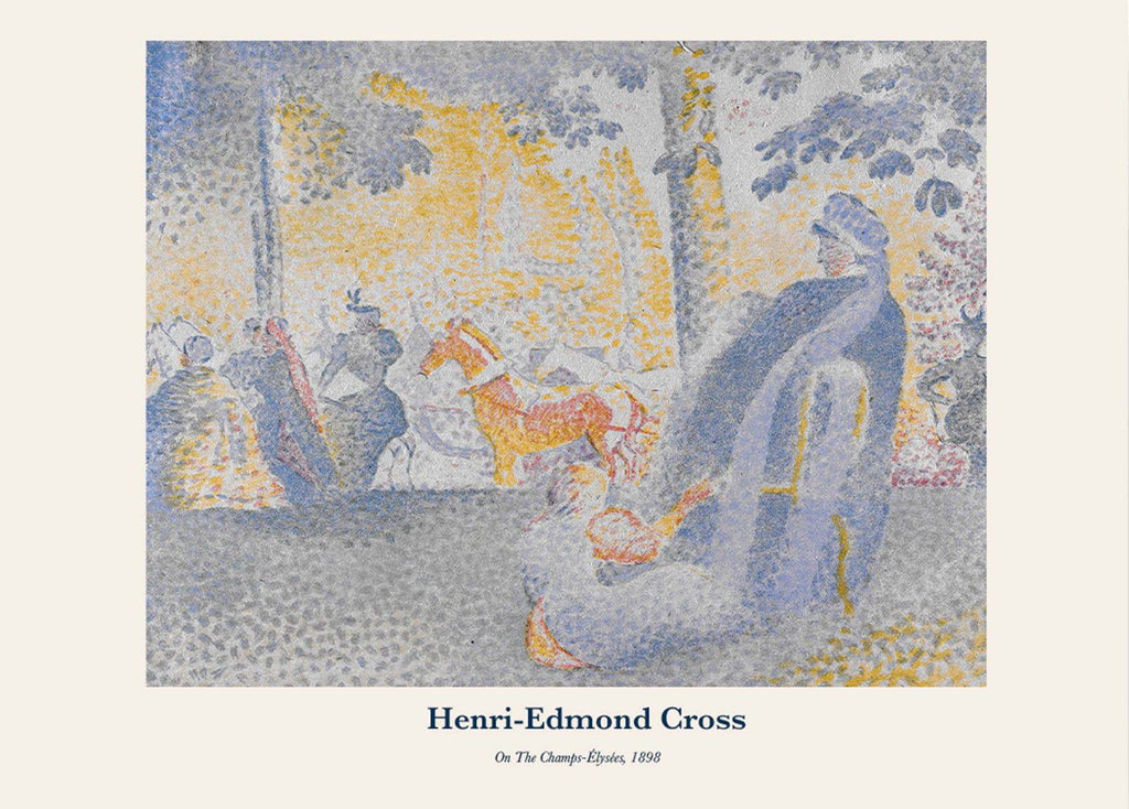 "Henri-Edmond Cross - On The Champs-Élysées Poster"