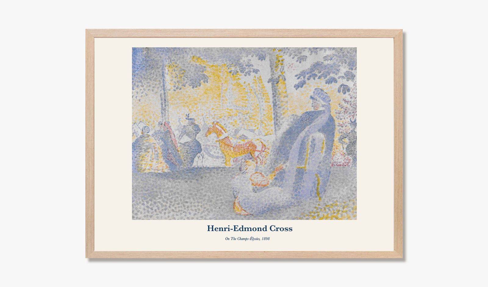 "Henri-Edmond Cross - On The Champs-Élysées Poster"