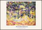 "Henri-Edmond Cross - Cross-Le-Bois Annonciade Poster - Hakyarts"