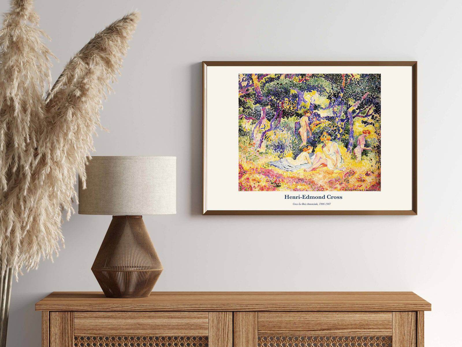 "Henri-Edmond Cross - Cross-Le-Bois Annonciade Poster - Hakyarts"