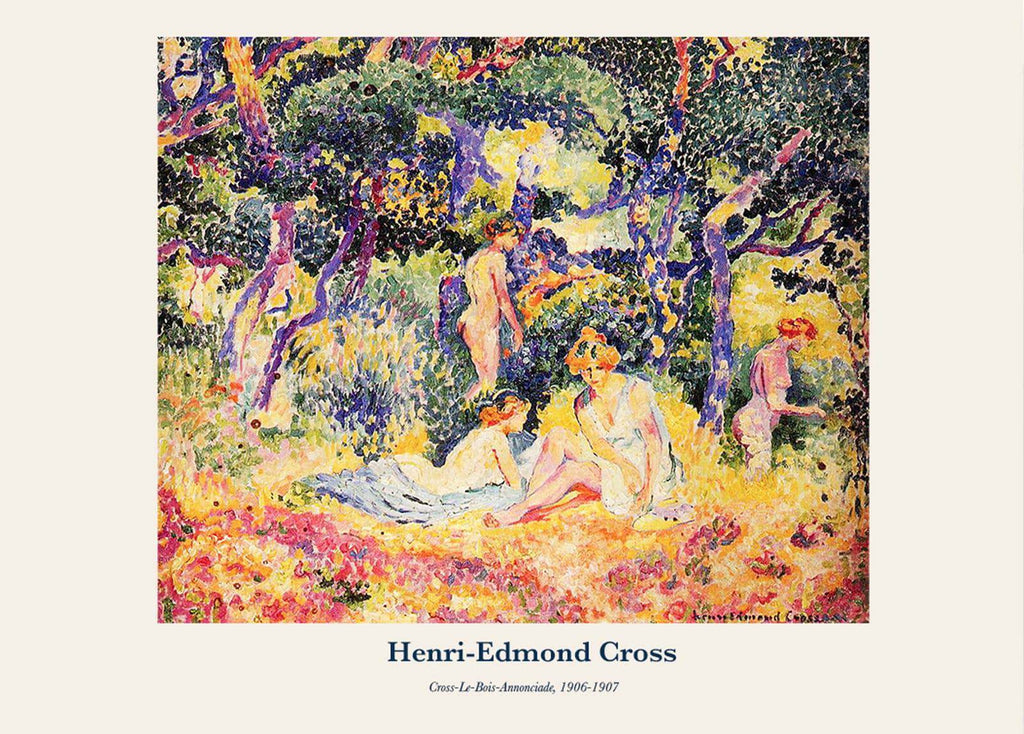 "Henri-Edmond Cross - Cross-Le-Bois Annonciade Poster - Hakyarts"