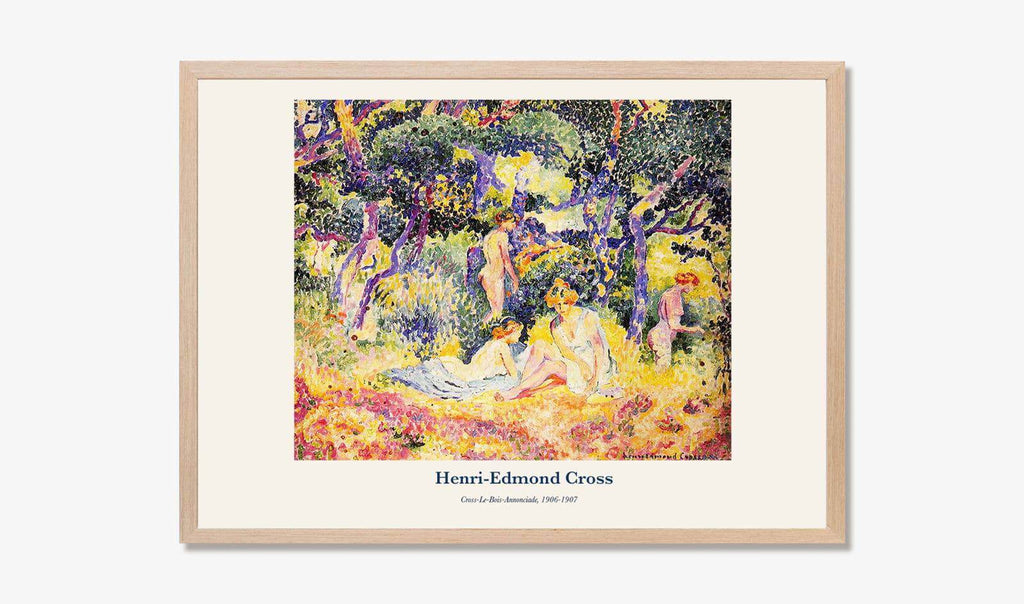 "Henri-Edmond Cross - Cross-Le-Bois Annonciade Poster - Hakyarts"