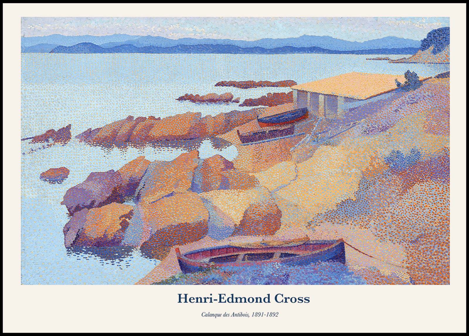 "Henri-Edmond Cross - Calanque des Antibois Poster"