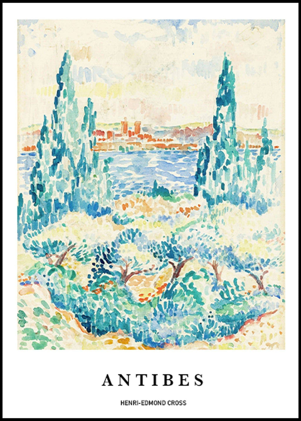 "Henri-Edmond Cross - Antibes Poster"
