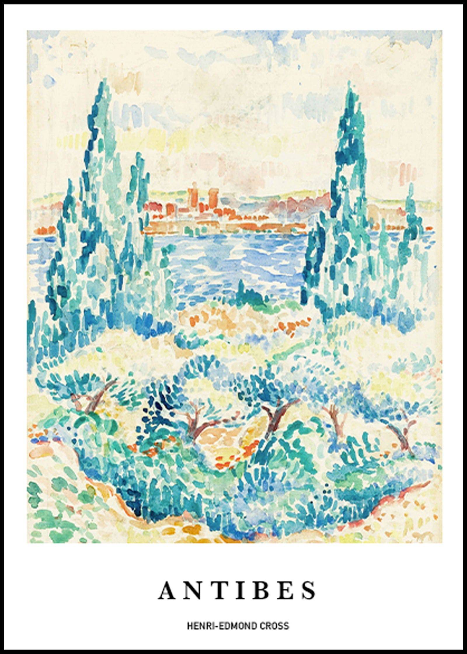 "Henri-Edmond Cross - Antibes Poster"