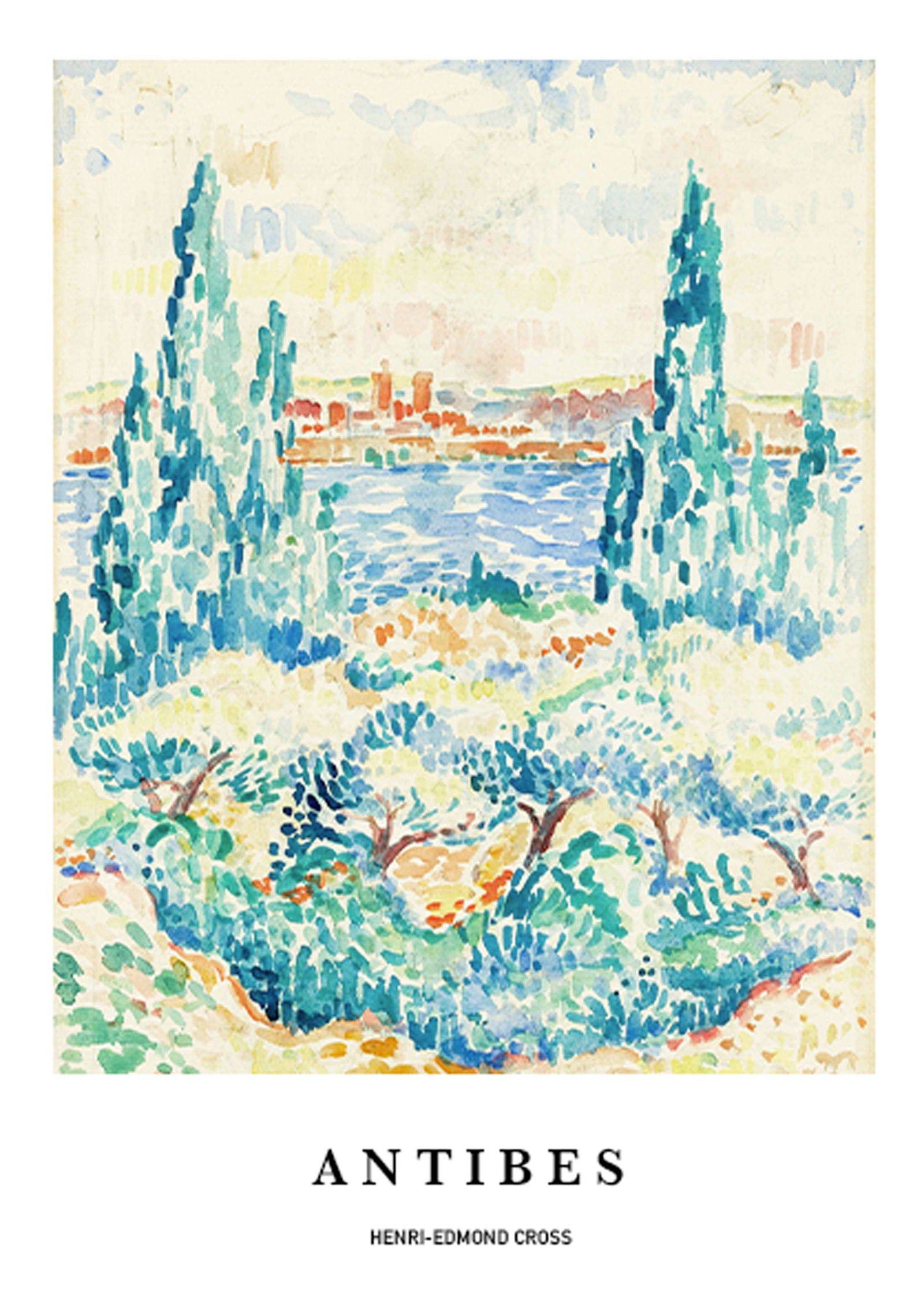 "Henri-Edmond Cross - Antibes Poster"