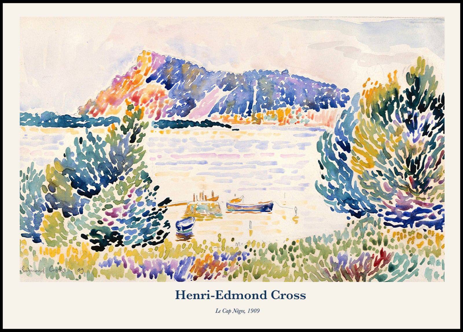 "Henri-Edmond Cross - Le Cap Nègre Poster"