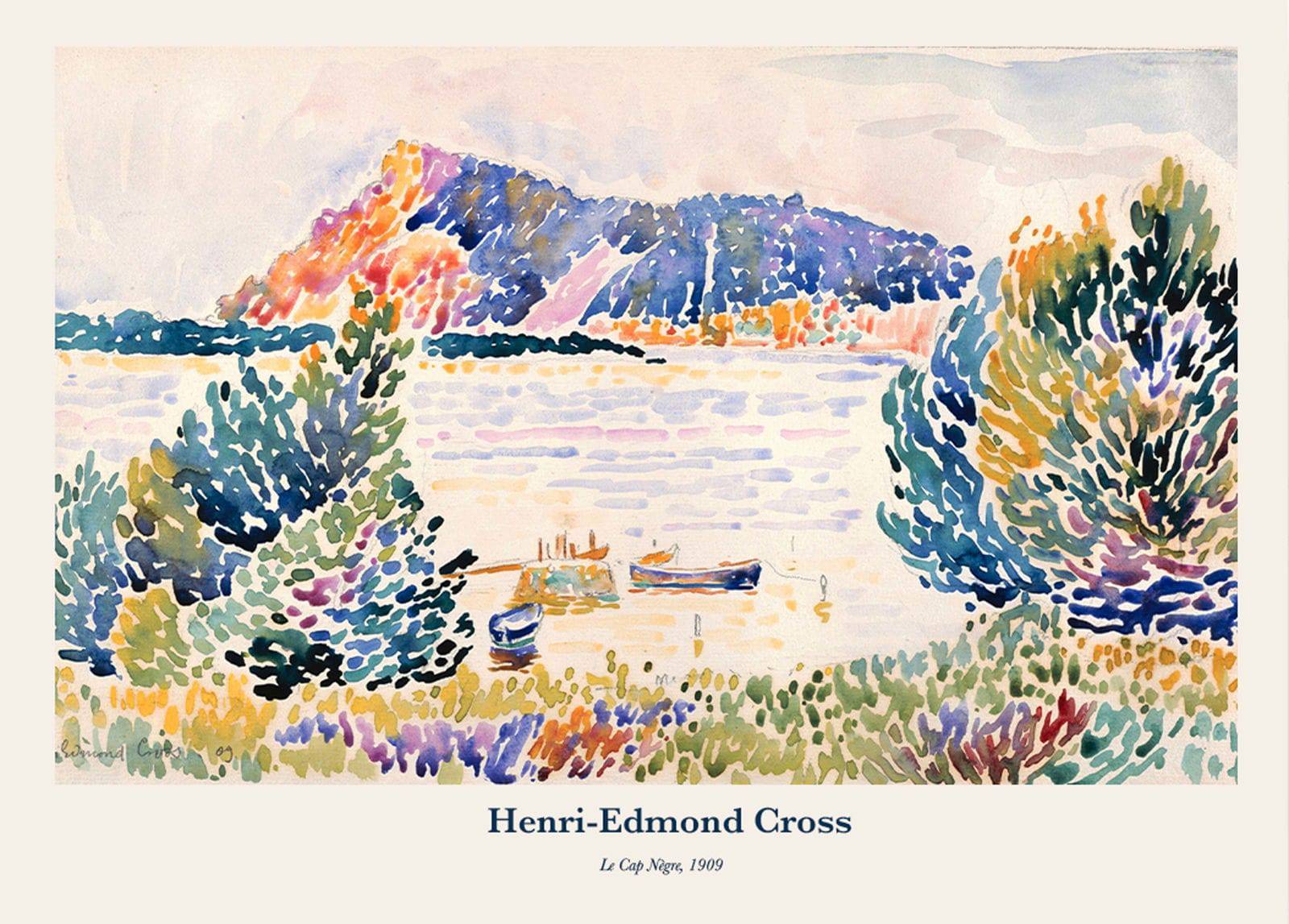"Henri-Edmond Cross - Le Cap Nègre Poster"