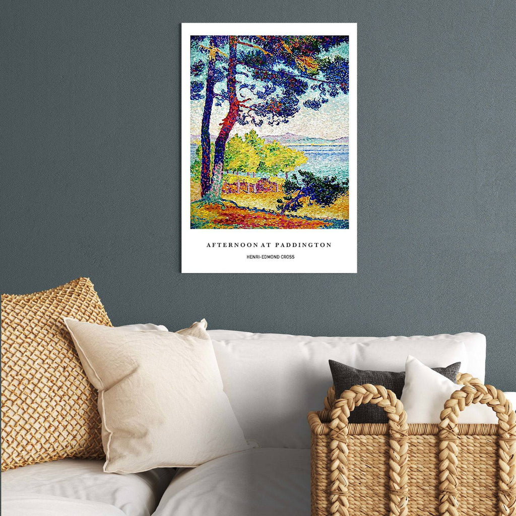 "Henri-Edmond Cross poster - Afternoon at Pardigon Var Poster"