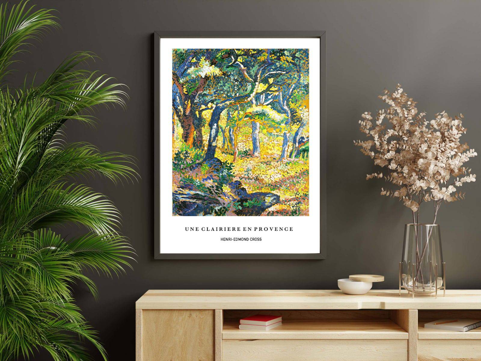 "Henri-Edmond Cross - Une Clairière en Provence Poster"