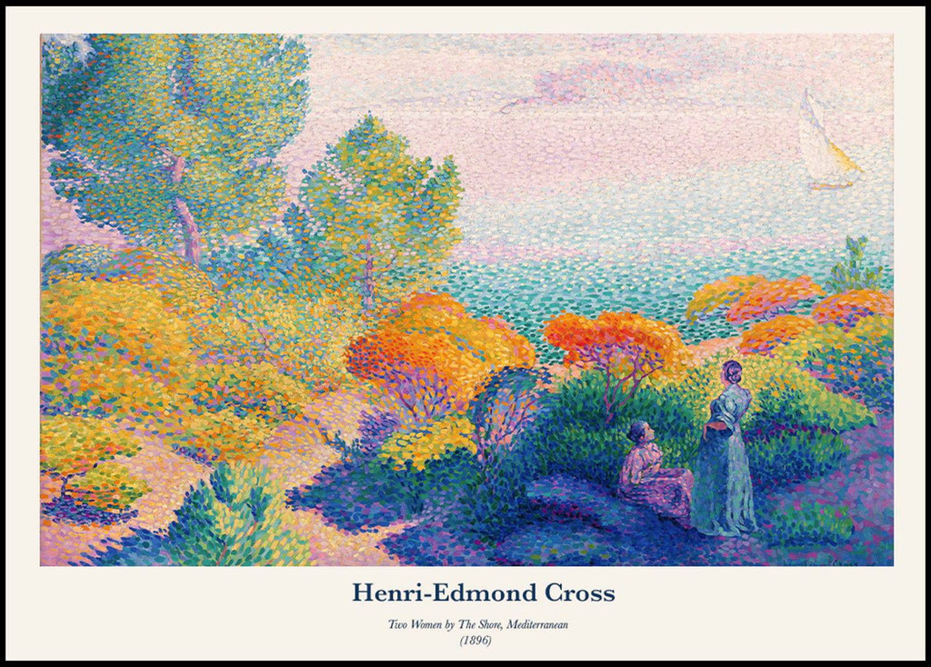 "Henri-Edmond Cross - Two Women by The Shore Poster"