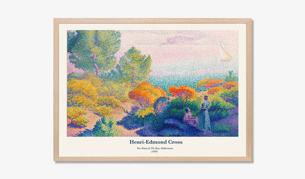 "Henri-Edmond Cross - Two Women by The Shore Poster"