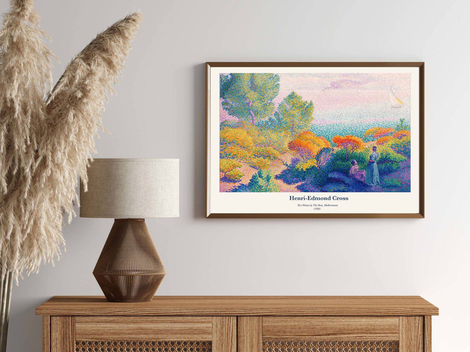 "Henri-Edmond Cross - Two Women by The Shore Poster"
