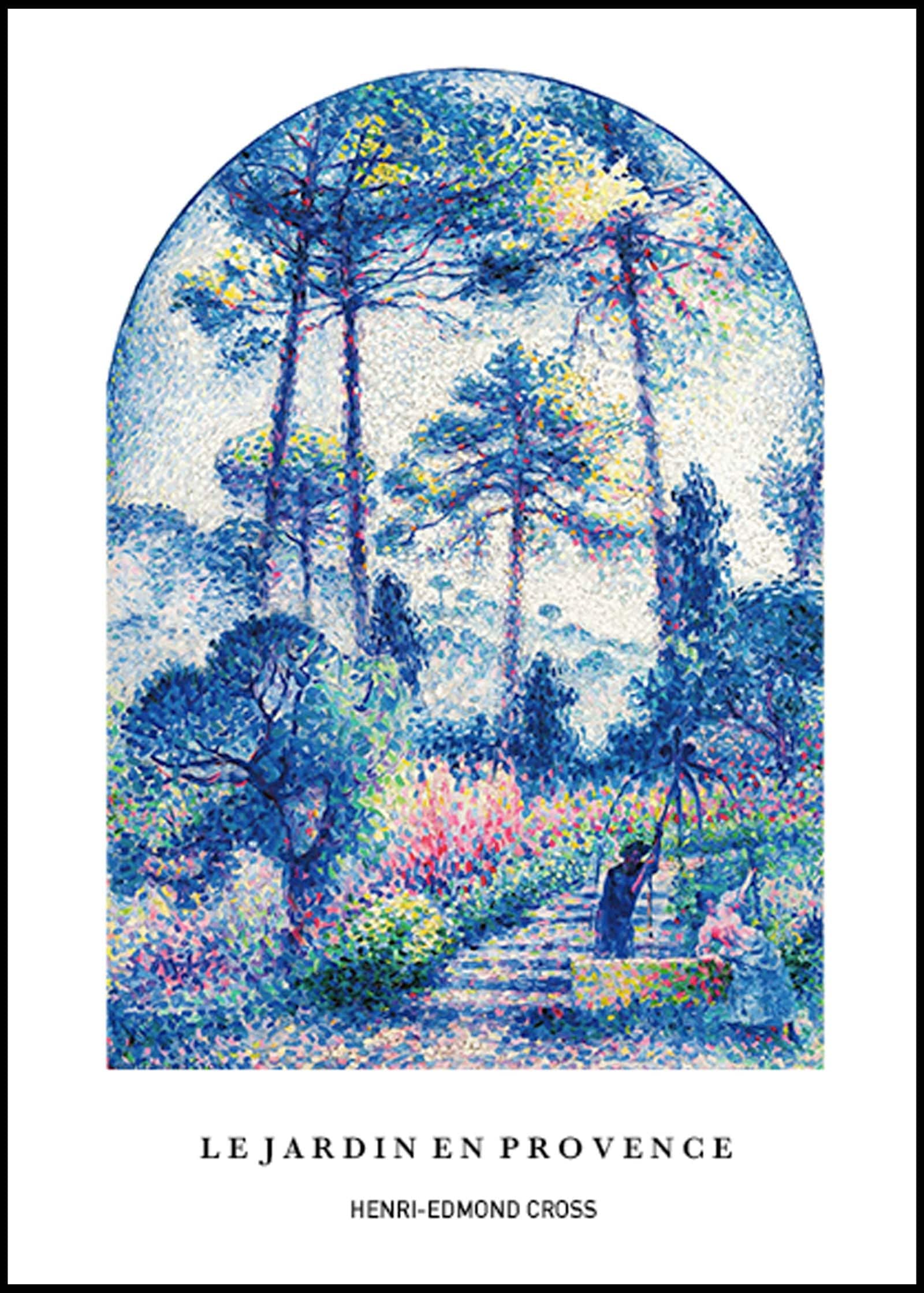 "Henri-Edmond Cross - Le Jardin En Provence Poster"