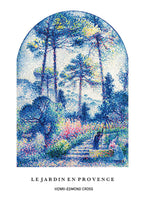 "Henri-Edmond Cross - Le Jardin En Provence Poster"