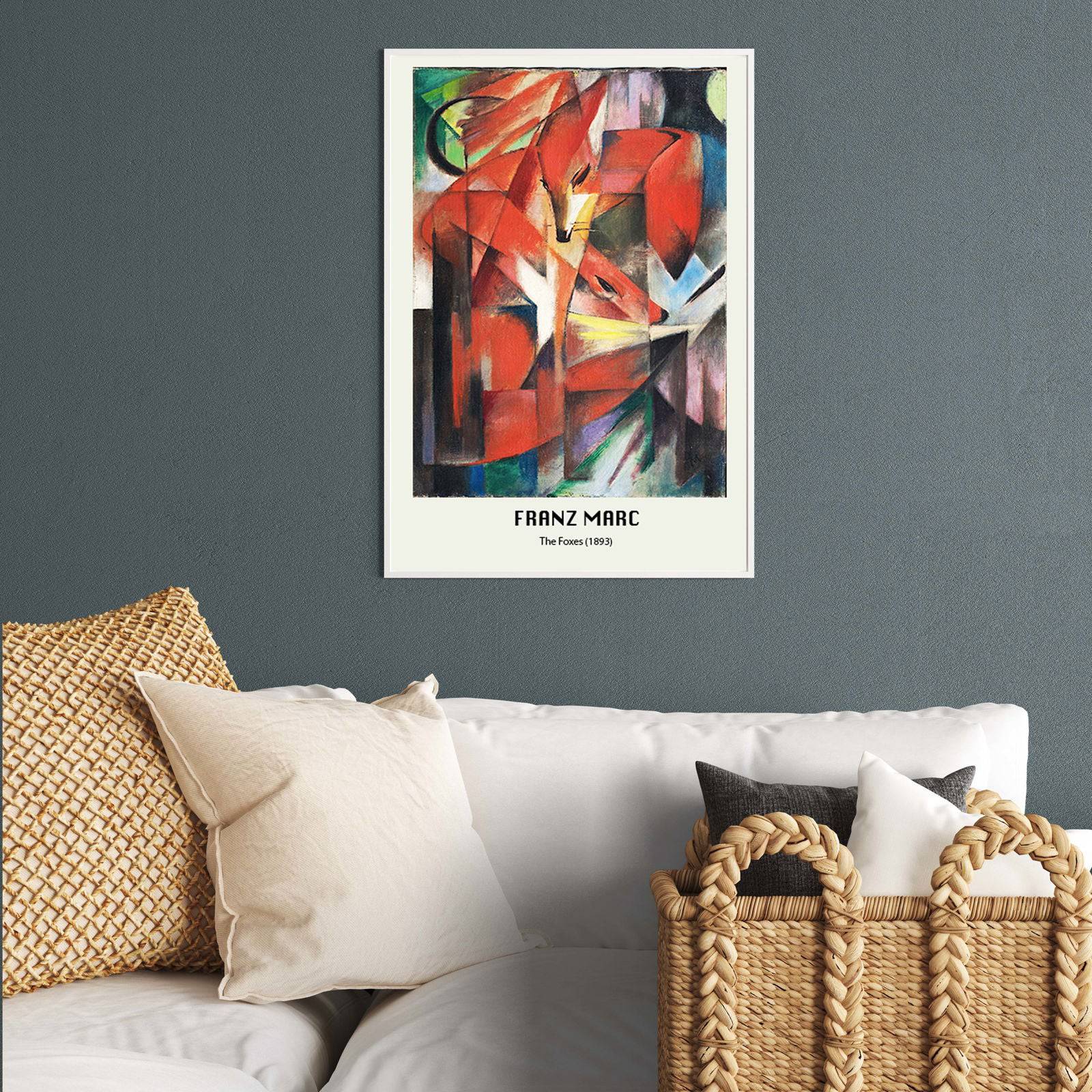 "Franz Marc - The Foxes Poster"