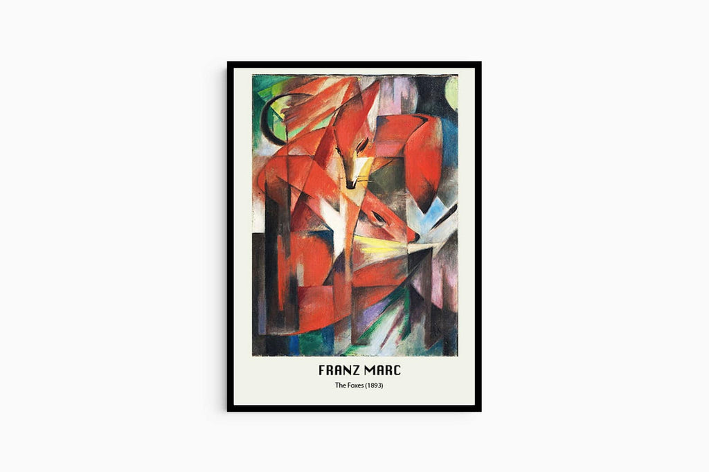 "Franz Marc - The Foxes Poster"