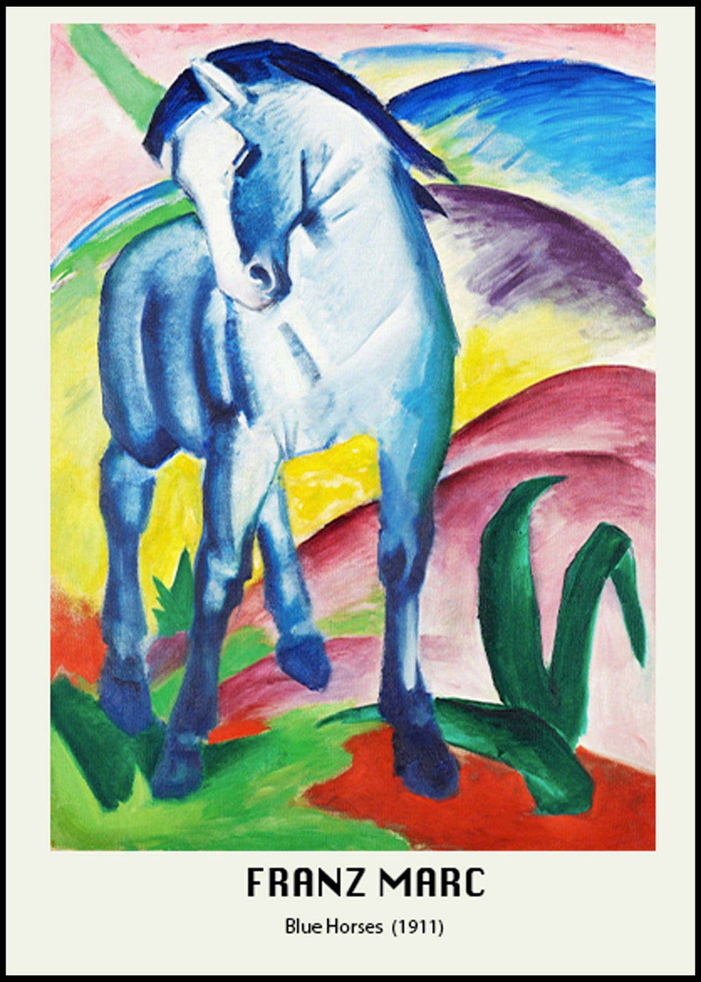 "Franz Marc - Blue Horses Poster"