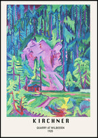 "Ernst Ludwig Kirchner - Quarry at Wilboden Poster"