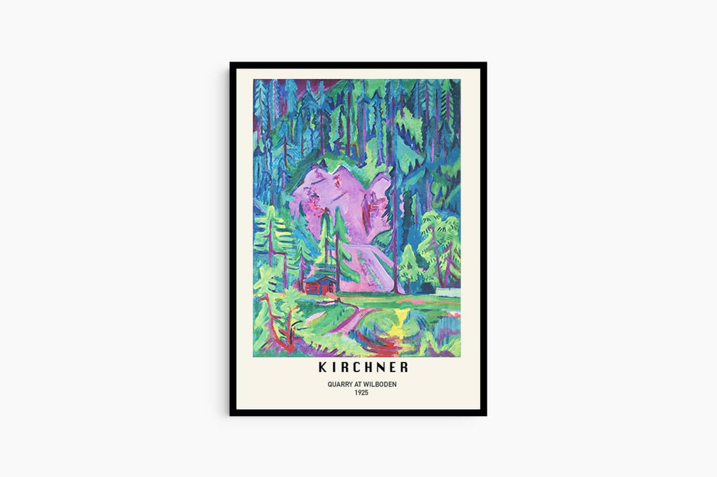 "Ernst Ludwig Kirchner - Quarry at Wilboden Poster"