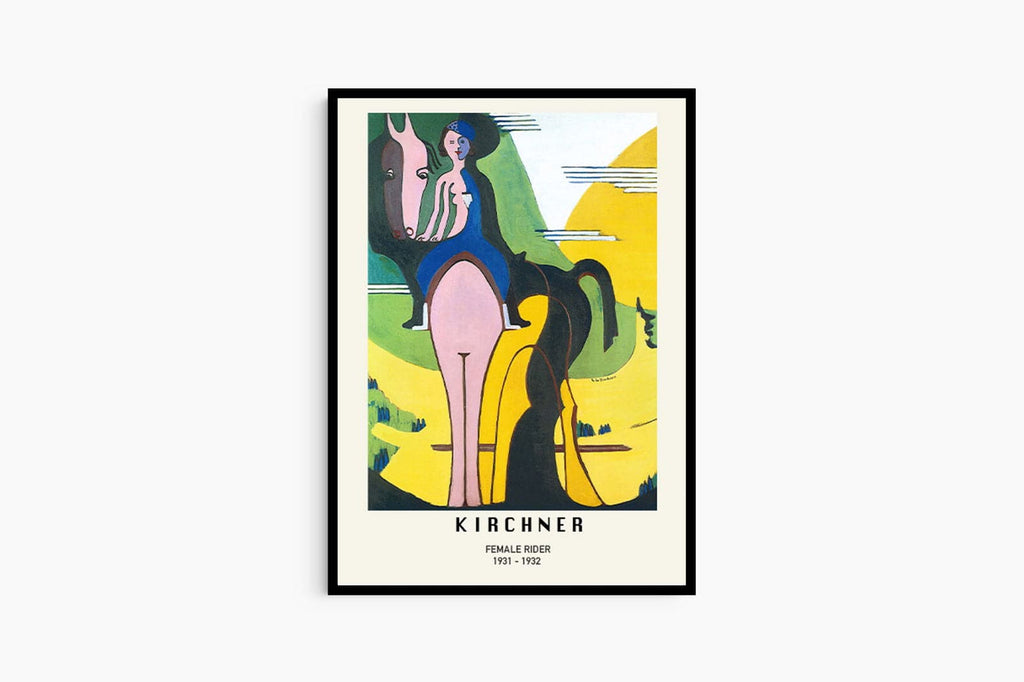 "Ernst Ludwig Kirchner - Female Rider Poster"