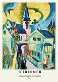 "Ernst Ludwig Kirchner - Konigstein with Red Church Poster"