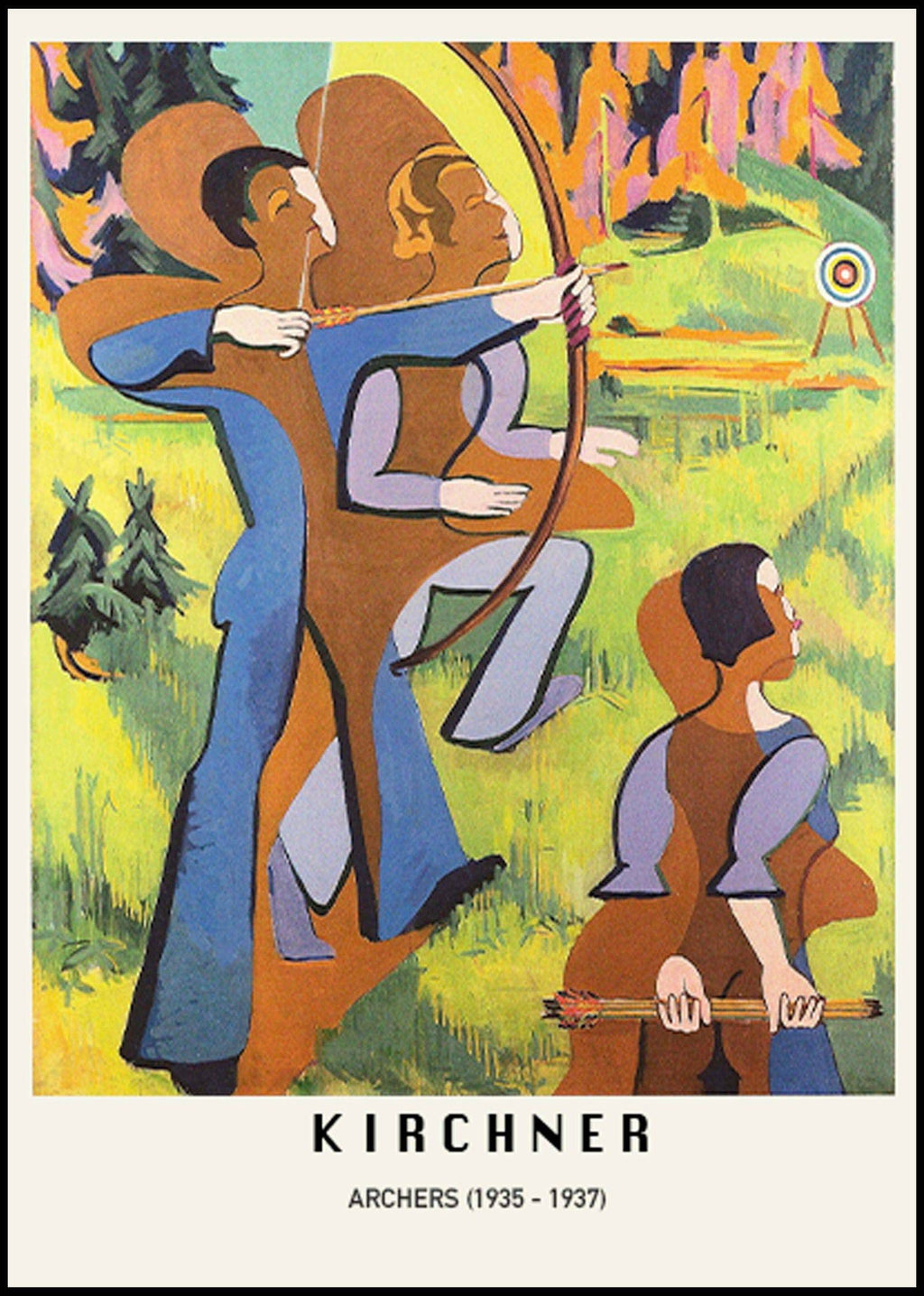 "Ernst Ludwig Kirchner - Archers Poster"