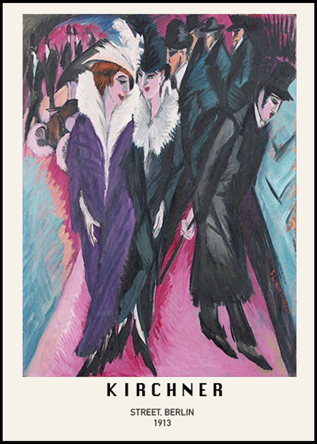 "Ernst Ludwig Kirchner - Street, Berlin Poster"