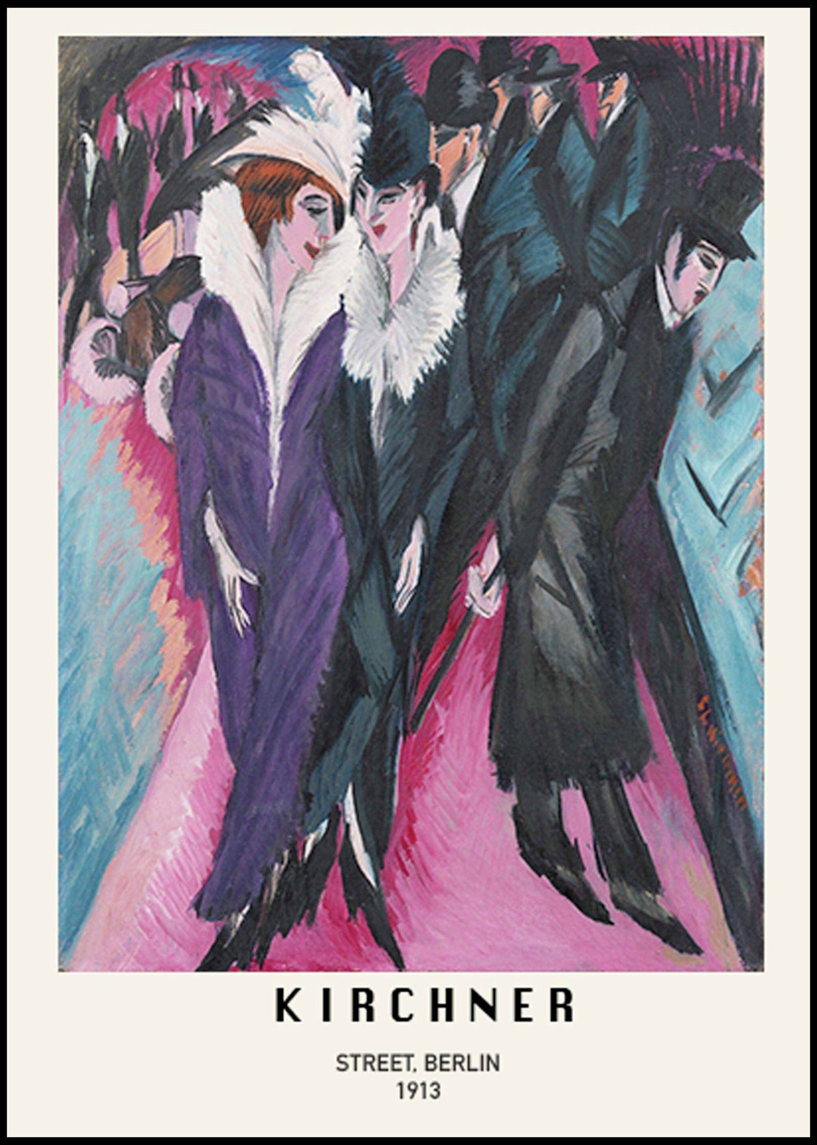 "Ernst Ludwig Kirchner - Street, Berlin Poster"