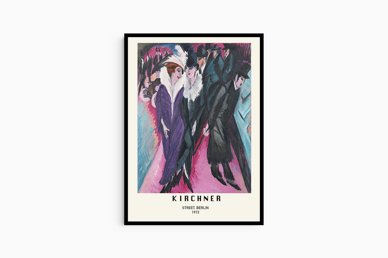 "Ernst Ludwig Kirchner - Street, Berlin Poster"