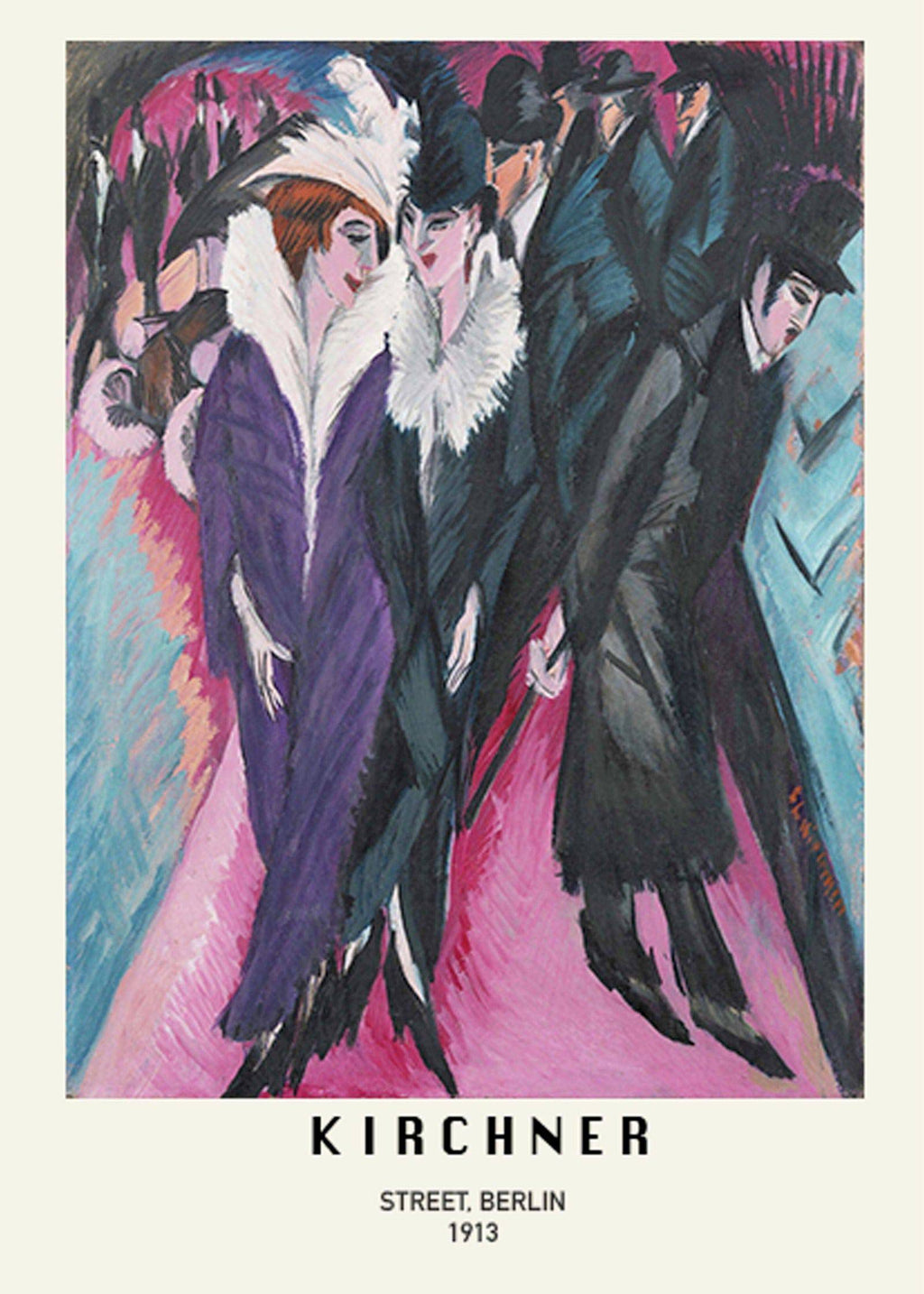 "Ernst Ludwig Kirchner - Street, Berlin Poster"