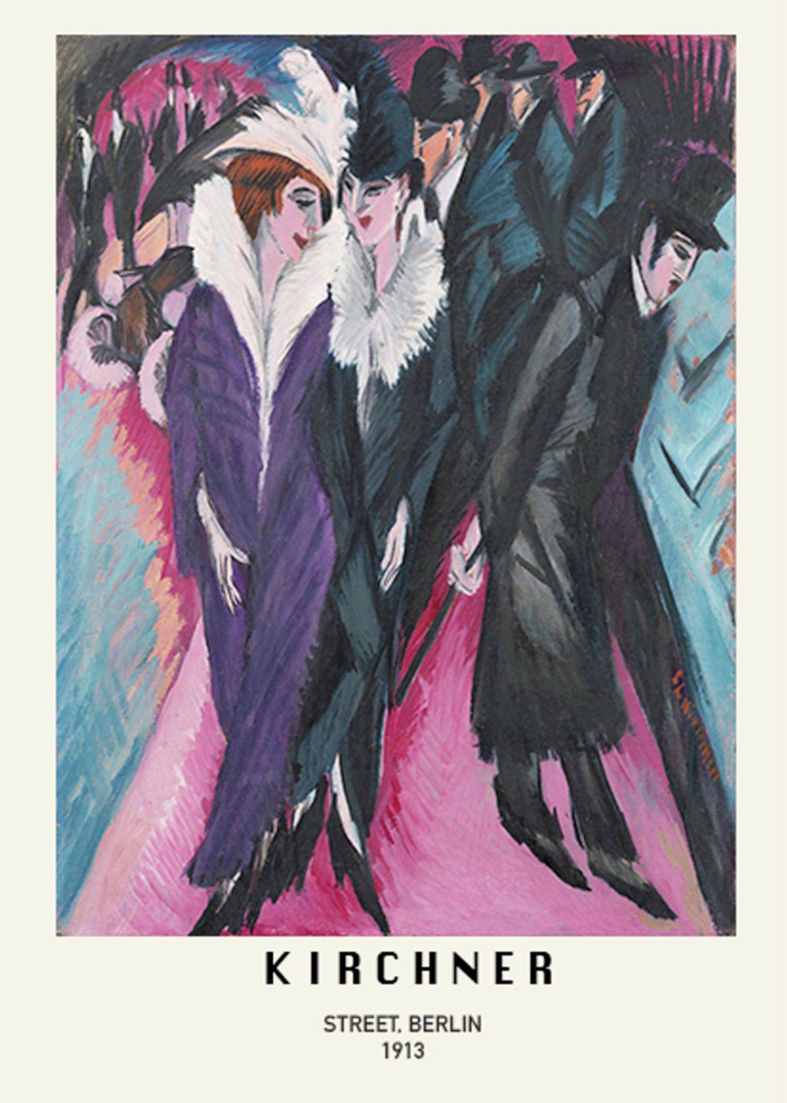 "Ernst Ludwig Kirchner - Street, Berlin Poster"