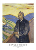 "Edvard Munch - Portrait of Friederich Nietszche Poster"