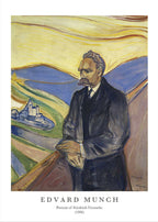 "Edvard Munch - Portrait of Friederich Nietszche Poster"