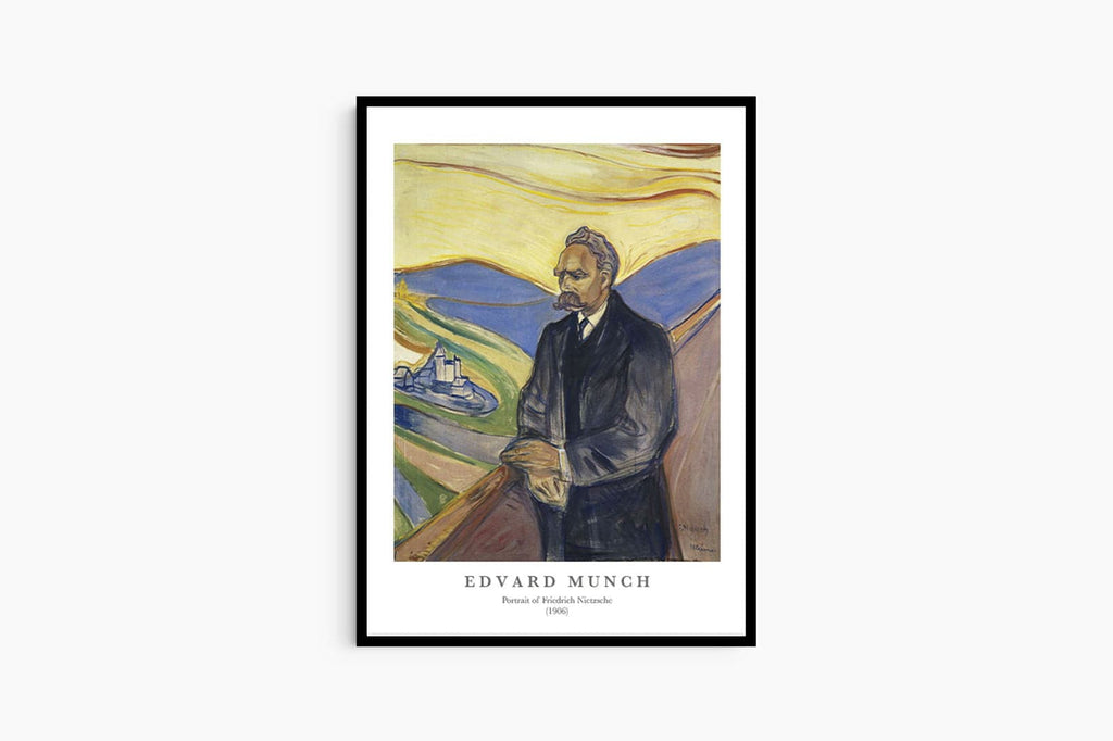 "Edvard Munch - Portrait of Friederich Nietszche Poster"