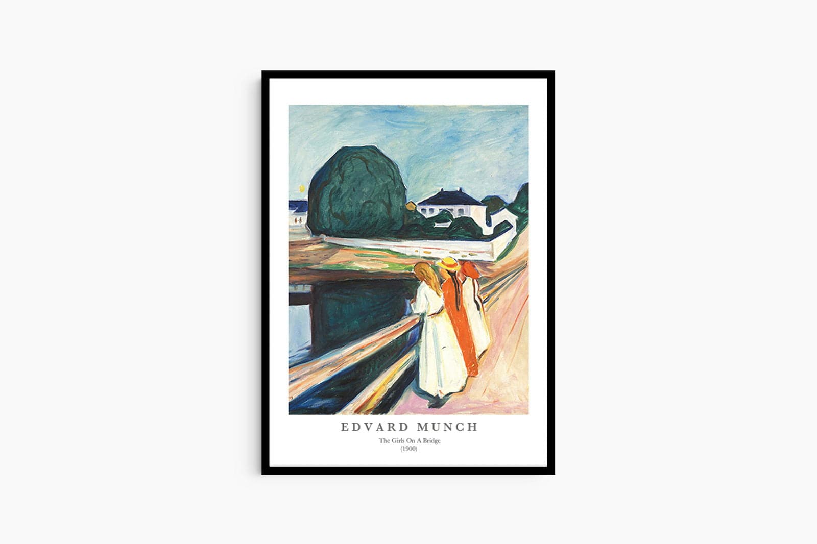 "Edvard Munch - The Girls on a Bridge Poster"