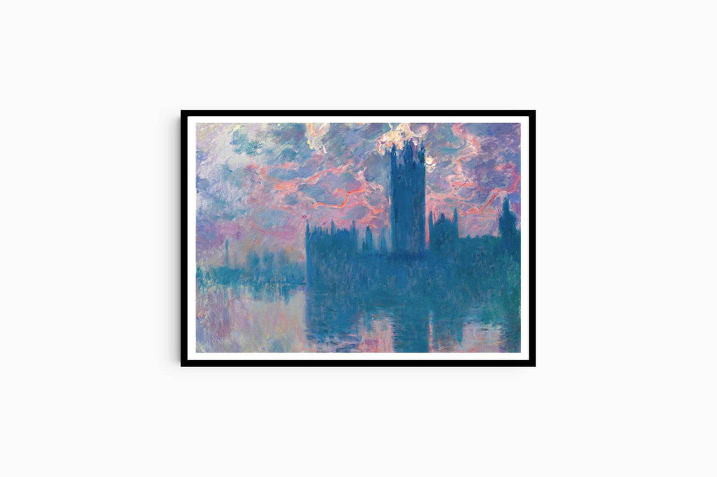 "Claude Monet - Houses of Parliament, Sunset"