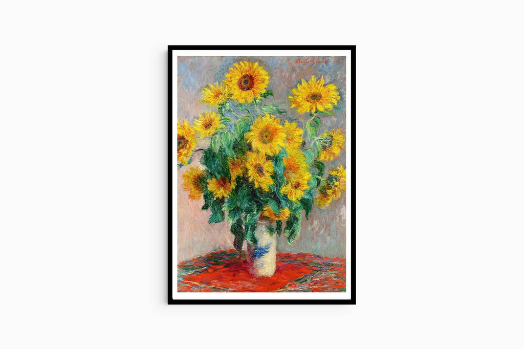 "Claude Monet - Bouquet of Sunflowers"