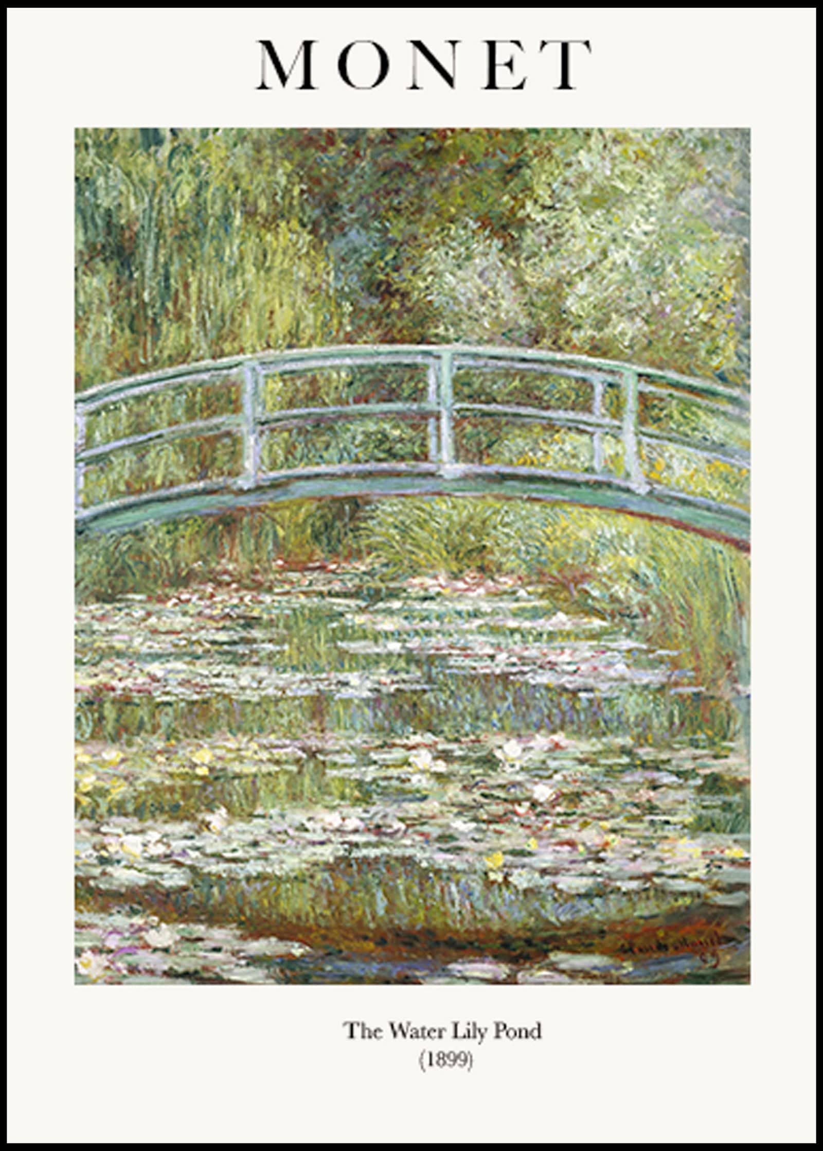 "Claude Monet - The Water Lily Pond Poster"