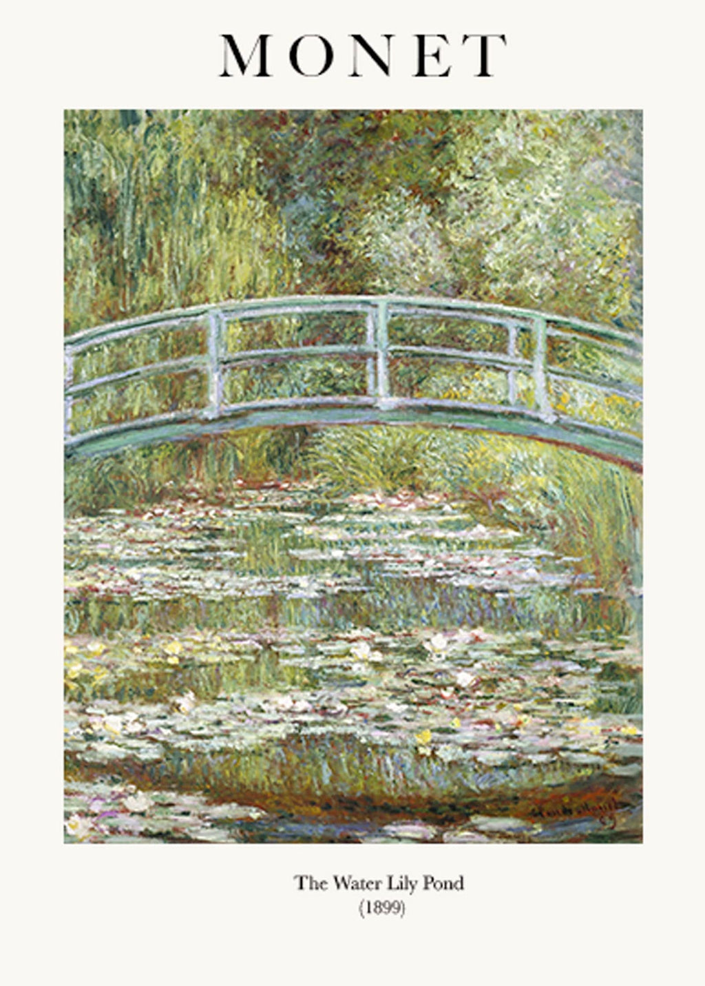 "Claude Monet - The Water Lily Pond Poster"